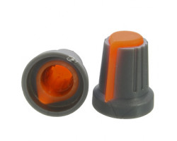 Ручка приборная: RR4817 (6mm круг оранж.)                          