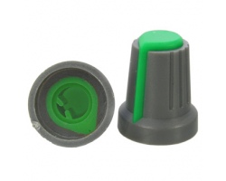 Ручка приборная: RR4817 (6mm п.круг зеленый)                       