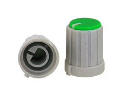 Ручка приборная: RR4853 (6mm п.круг  зеленый)                      