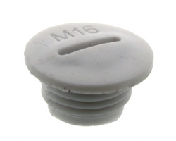 Заглушка для к.в.: Заглушка MG-16 Серый пластик                      