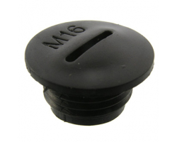 Заглушка для к.в.: Заглушка MG-16 Черный пласти                      