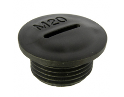 Заглушка для кабельных вводов: Заглушка MG-20 Черный пластик                     