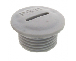 Заглушка для к.в.: Заглушка PG11 Серый пластик                       