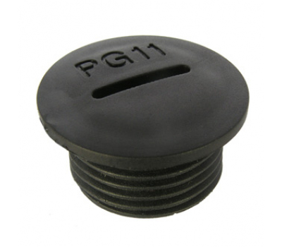 Заглушка для кабельных вводов: Заглушка PG11 Черный пластик