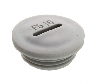Заглушка для кабельных вводов: Заглушка PG16 Серый пластик