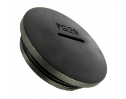 Заглушка для кабельных вводов: Заглушка PG29 Черный пластик                      