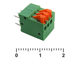 Клеммник нажимной: XY123V-3 (2.54 mm) Клеммник нажимной: XY123V-3 (2.54 mm)