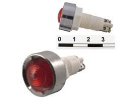 Неоновая лампа в корпусе: N-836-R 220VAC Неоновая лампа в корпусе: N-836-R 220VAC