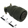 Разъем: KP2-14K4P (каб.роз.)                              