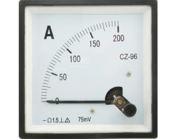 Щитовой прибор: Амперметр 200А     (96х96)                        