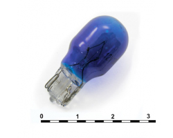 Лампа накаливания: 12v-10w       (13x30) синий                       