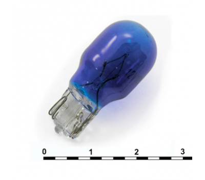 Лампа накаливания: 12v-10w       (13x30) синий
