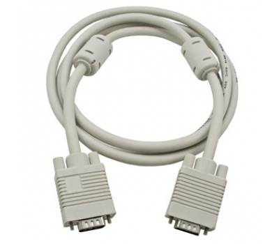 Компьютерный шнур: VGA CABLE (2xFerrites) 1.8m