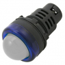 Светодиод в корпусе: AD22-30AS-B 12V AC/DC бел  ф28                    