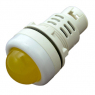 Светодиод в корпусе: AD22-30AS-W 24V AC/DC жел  ф28                    