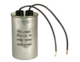 Конденсатор: CBB65 25uF 450V WIRE (SAIFU) Конденсатор: CBB65 25uF 450V WIRE (SAIFU)