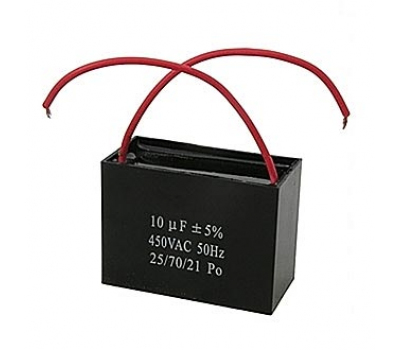 Конденсатор: CBB61  10uF  450V   (SAIFU)