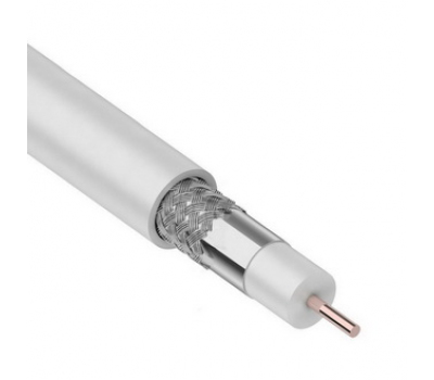 Кабель коаксиальный: RG-6U CCS/Al 32% 75 Ом 100m