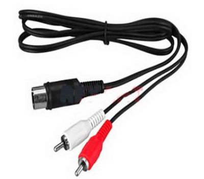 Аудио/Видео шнур: DIN 5 Pin - 2 RCA B1,5 m
