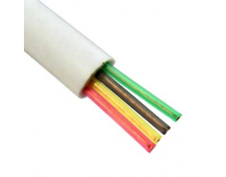 Кабель телефонный: PVC2.2*4.70mm белый (100м)                        