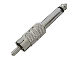 Разъем переходной: 7-0170 / 6.3 mono-RCA вилка                       