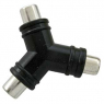 Разъем переходной: 7-0312 / 2RCA P-2*RCA J                           