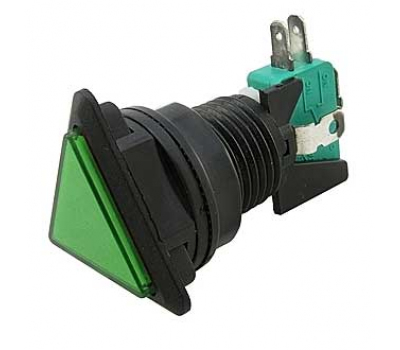 Кнопка: GMSI-6B-T no(nc)+nc(no) green