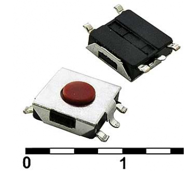 Кнопка тактовая: KAN0647-0311B 6.1x6.6x2.5 mm