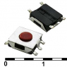 Кнопка тактовая: KAN0647-0311B 6.1x6.6x2.5 mm                      