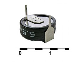 Ионистор: 5R5D12F47H   0.47F 5.5V                           