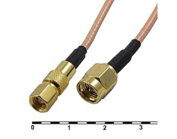 Разъем: SMA-J3/SMC-K3-RG316-30                            