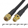 Разъем: SMA-K5/SMA-J5-RG58-30                             