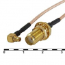 Разъем: MMCX-M/SMA-F RG-178U 15CM                         