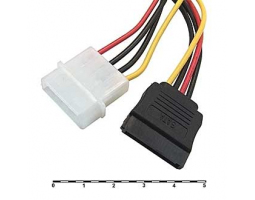 Компьютерный шнур: SATA power adapter 15pin 0.60m                    
